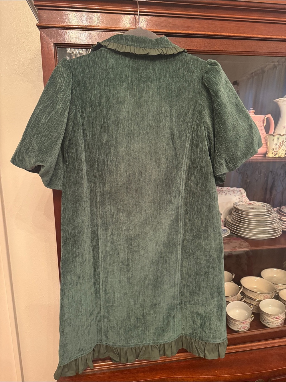 RAQUEL RUFFLE POCKET DETAIL DRESS - Picture 10 of 11
